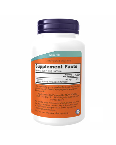 Калій Цитрат, Potassium Citrate - 180 vcaps