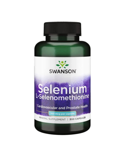 Селен, Selenium L-Selenomethionine 100mcg - 300cap