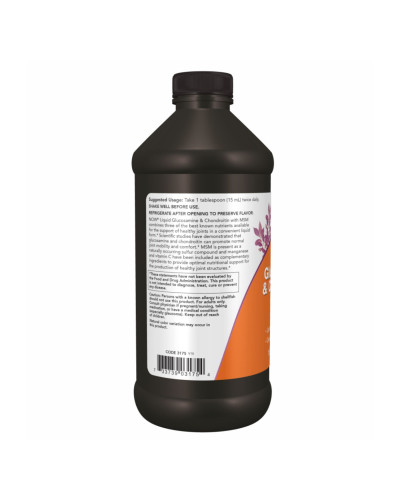 Глюкозамін Хондроїтин, Liguid Glucosamine Chondroitin with MSM - 473ml