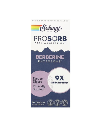 Prossorb Berberine 9x - 30 vcaps