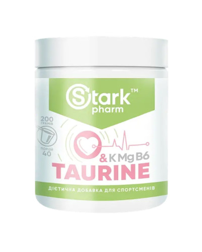 Таурін, Магній, Вітамін B6, Taurine MgB6 - 200g