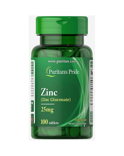 Цинк Глюконат, Zinc 25 mg - 100 tabs