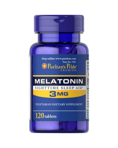 Мелатонін, Melatonin 3mg - 120 tab