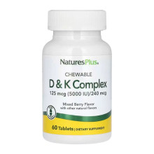VIT D & K Complex 125mcg 5000 IU/ 240 mcg - 60 tabs