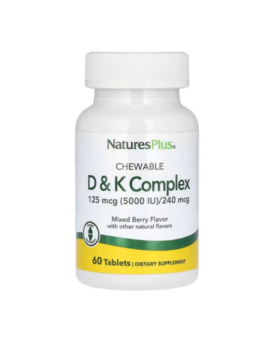 VIT D & K Complex 125mcg 5000 IU/ 240 mcg - 60 tabs