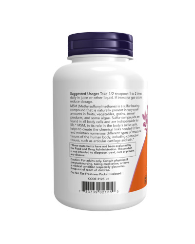MSM Pure Powder - 8 oz
