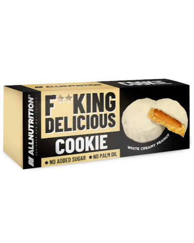 Фітнес печиво, Fitking Delicious Cookie -128g White Cream Peanut