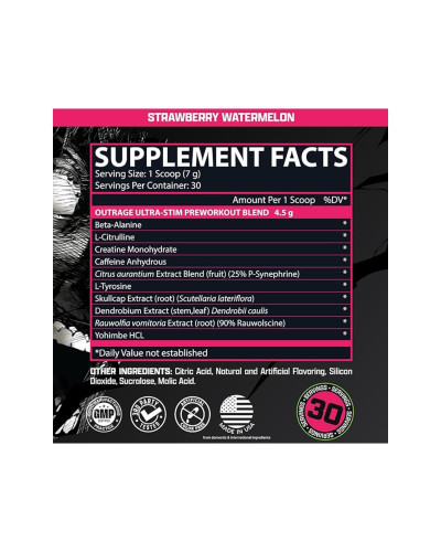 Samples Outrage - 7.35g Strawberry Watermelon
