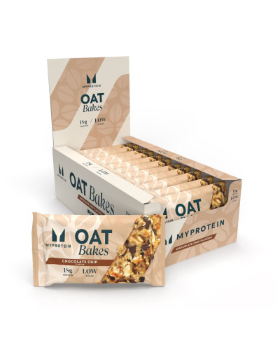 Протеїнове печиво, Oat Bakes - 12x75g Chocolate Chip