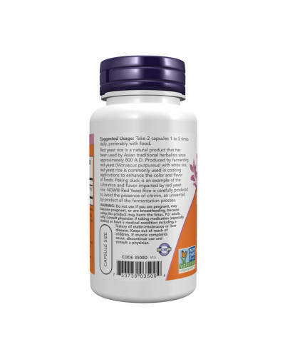 Red Yeast Rice 600mg - 120 vcaps