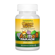 Омега 3-6-9 для дітей, Animal Parade 3/6/9 Junior - 90 softgels