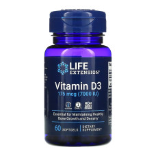 Вітамін Д3 7000 IU, Vitamin D3 175 mcg (7000 IU) - 60 softgels