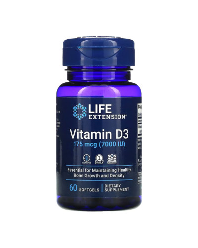 Вітамін Д3 7000 IU, Vitamin D3 175 mcg (7000 IU) - 60 softgels