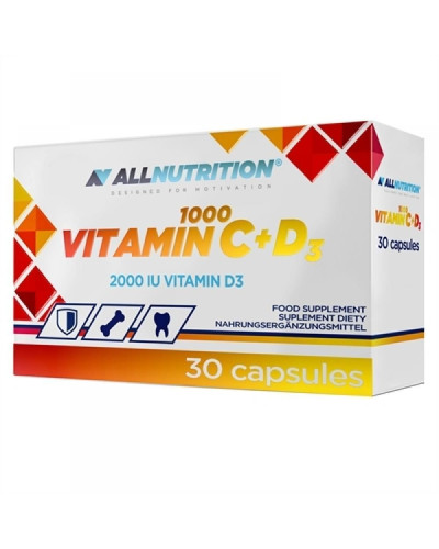 Комплекс для імунітету, Vitamin C + D3 1000 - 30 caps