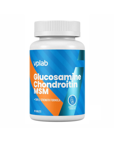 Глюкозамін Хондроїтин МСМ, Glucosamine Chondroitin MSM - 90 tabs