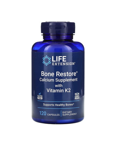 Відновлення кісток з вітаміном К2, Bone Restore with Vitamin K2 - 120 caps