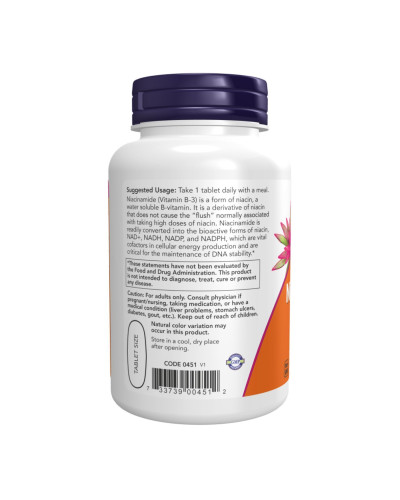 Ніацинамід, Niacinamide 1000 mg - 90 tabs