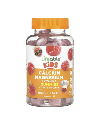 Calcium Magnesium + Vitamin D Kids - 90 gummies