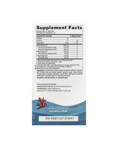 Комплекс Омега-3, 6, 9 для дітей, Complete Omega Junior - 90 mini softgels