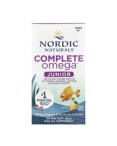 Комплекс Омега-3, 6, 9 для дітей, Complete Omega Junior - 90 mini softgels