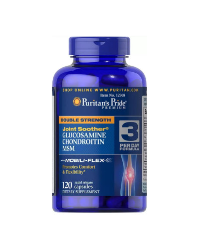 Double Strength Glucosamine, Chondroitin & MSM Joint Soother® - 120 caps