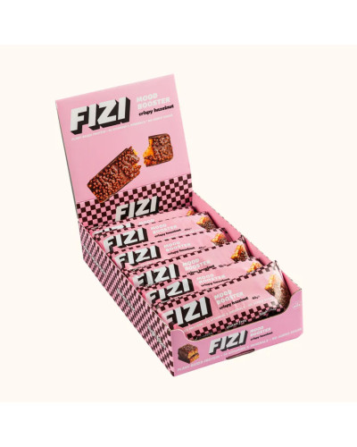 Батончики, Fizi Mood Booster - 12x40g Crispy Hazelnut