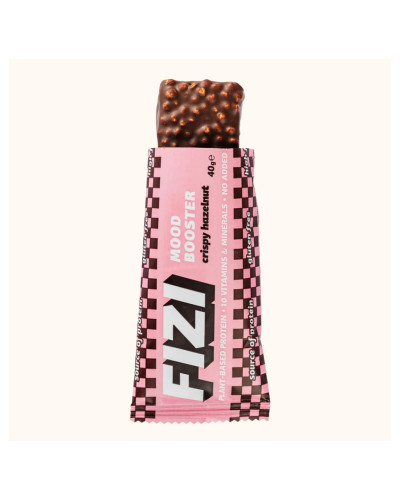 Батончики, Fizi Mood Booster - 12x40g Crispy Hazelnut