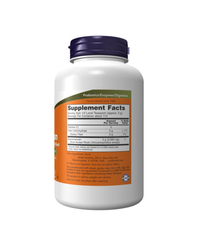 Глюкоманнан, Glucomannan Pure Powder - 227g