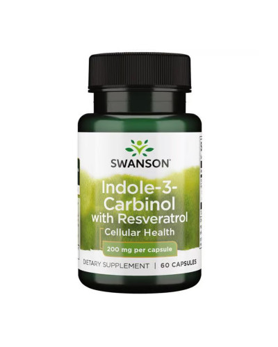 Indole-3-Carbinol with Resveratrol 200mg - 60 caps