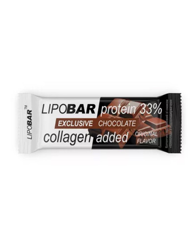 Протеїновий батончик, Lipobar Exclusive - 50g Chocolate