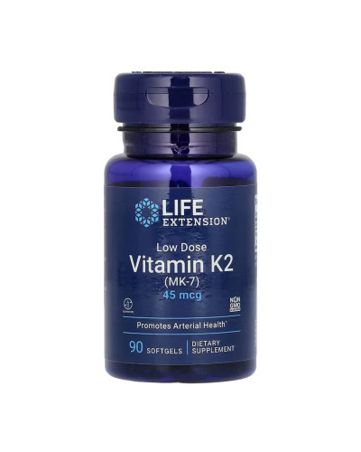 Low Dose Vitamin K2 45 mcg - 90 softgels