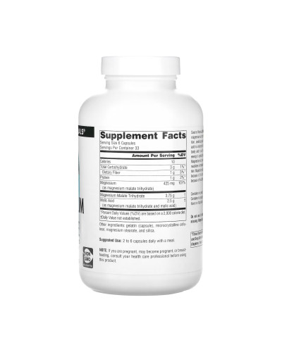 Magnesium Malate 625mg - 200 caps