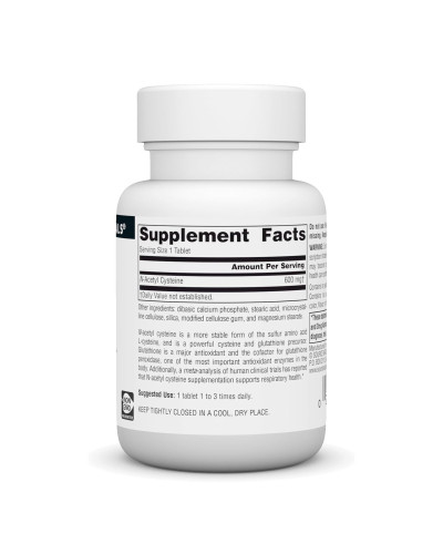 N-Acetyl Cysteine 600mg - 30 tabs
