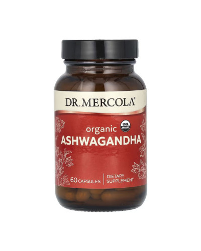 Ашвагандха, Organic Ashwagandha - 60 caps