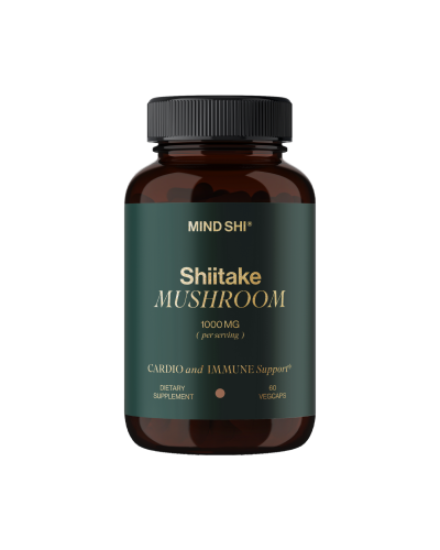 Шиїтаке, Shiitake Mushroom 1000 mg - 60 vegcaps