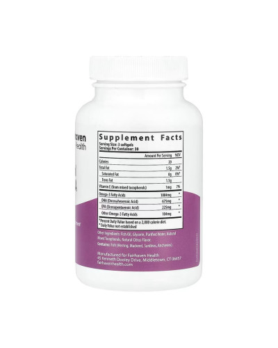 Омега-3 для вагітних та мам, що годують, Prenatal DHA + EPA - 90 softgels