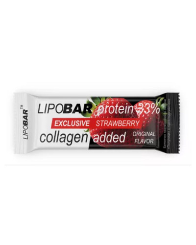 Протеїновий батончик, Exclusive - 50g Strawberry