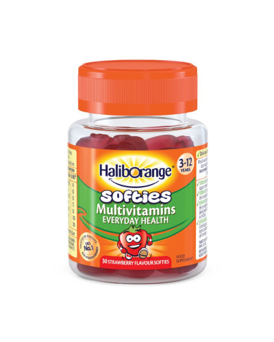 Мультивітаміни для дітей, Softies Multivitamins - 30 softgels Strawberry