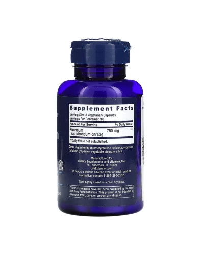 Strontium Caps 750 mg - 90 vcaps
