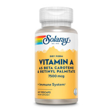 Вітамін А, Vitamin A Dry Form 7600mcg - 60 caps
