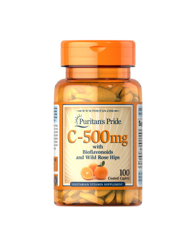 Vitamin C-500 mg with Rose Hips Time Release - 100 caps