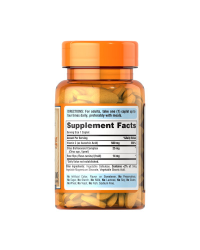 Vitamin C-500 mg with Rose Hips Time Release - 100 caps