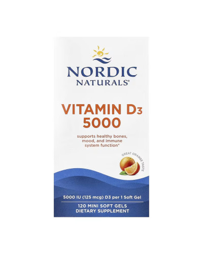Vitamin D3 5000 - 120 mini softgels