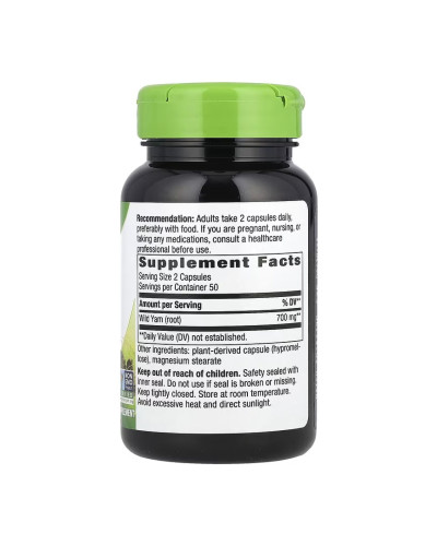 Корінь дикого ямсу, Wild Yam - 100 vcaps