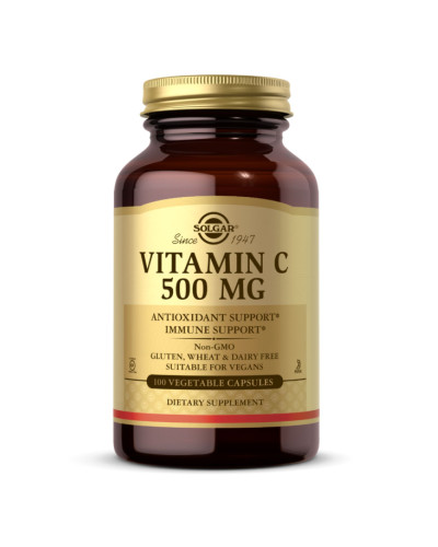 Вітамін С, Vitamin C 500mg - 100 vcaps