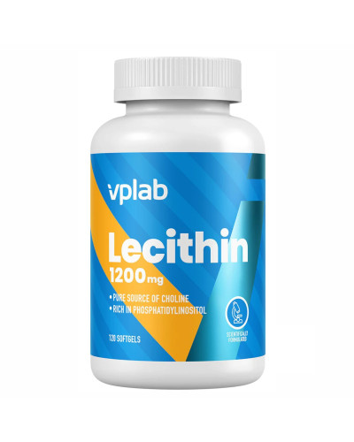Лецитин, Lecithin 1200 mg - 120 Softgels