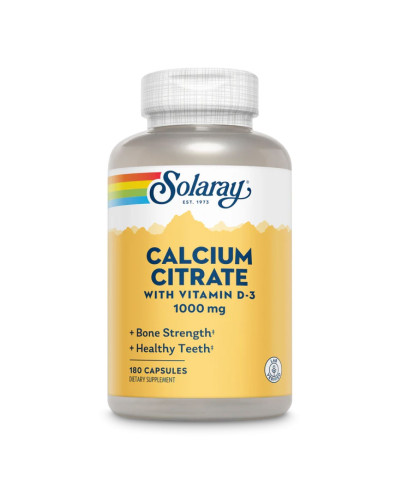 Кальцій цитрат, Calcium Citrate w/Vit D-3 1000mg - 180 caps