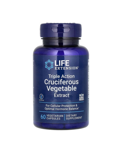 Екстракт хрестоцвітових овочів, Triple Action Cruciferous Vegetable Extract - 60 vcaps