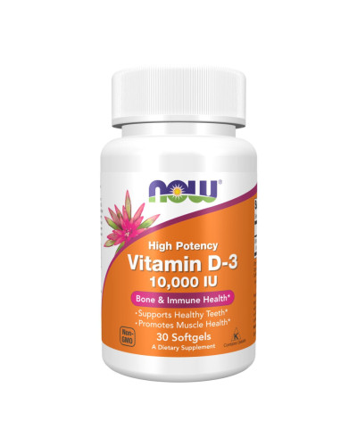 Vitamin D-3 10000 IU - 30 softgels