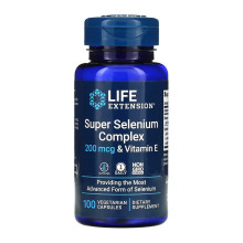 Селен та вітамін Е, Super Selenium Complex 200 mcg - 100 vcaps